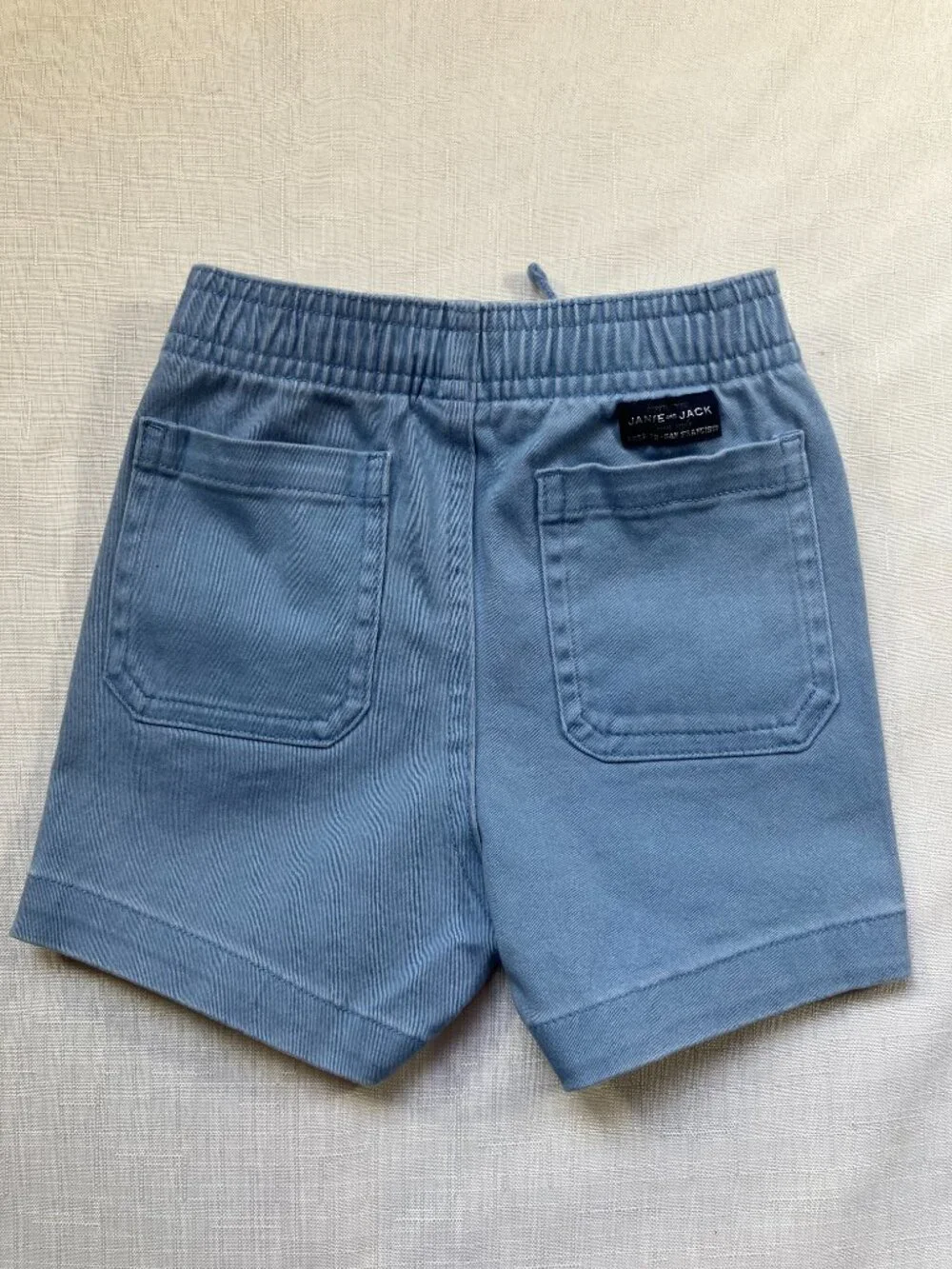 NWT Janie and Jack Set L/S Button Up Shirt & Shorts, Blue/yellow 6-12 mo.